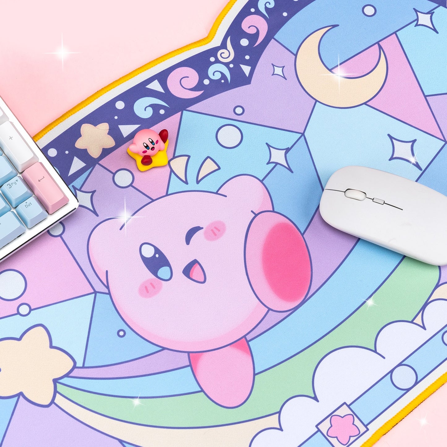 Cute Kirby XL Gaming Mousepad Desk Mat