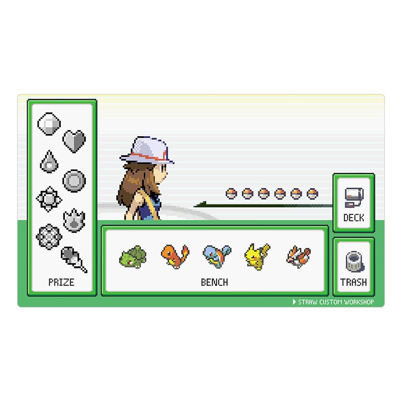 Pokemon Trainer Battle Classic Sprites Playmats