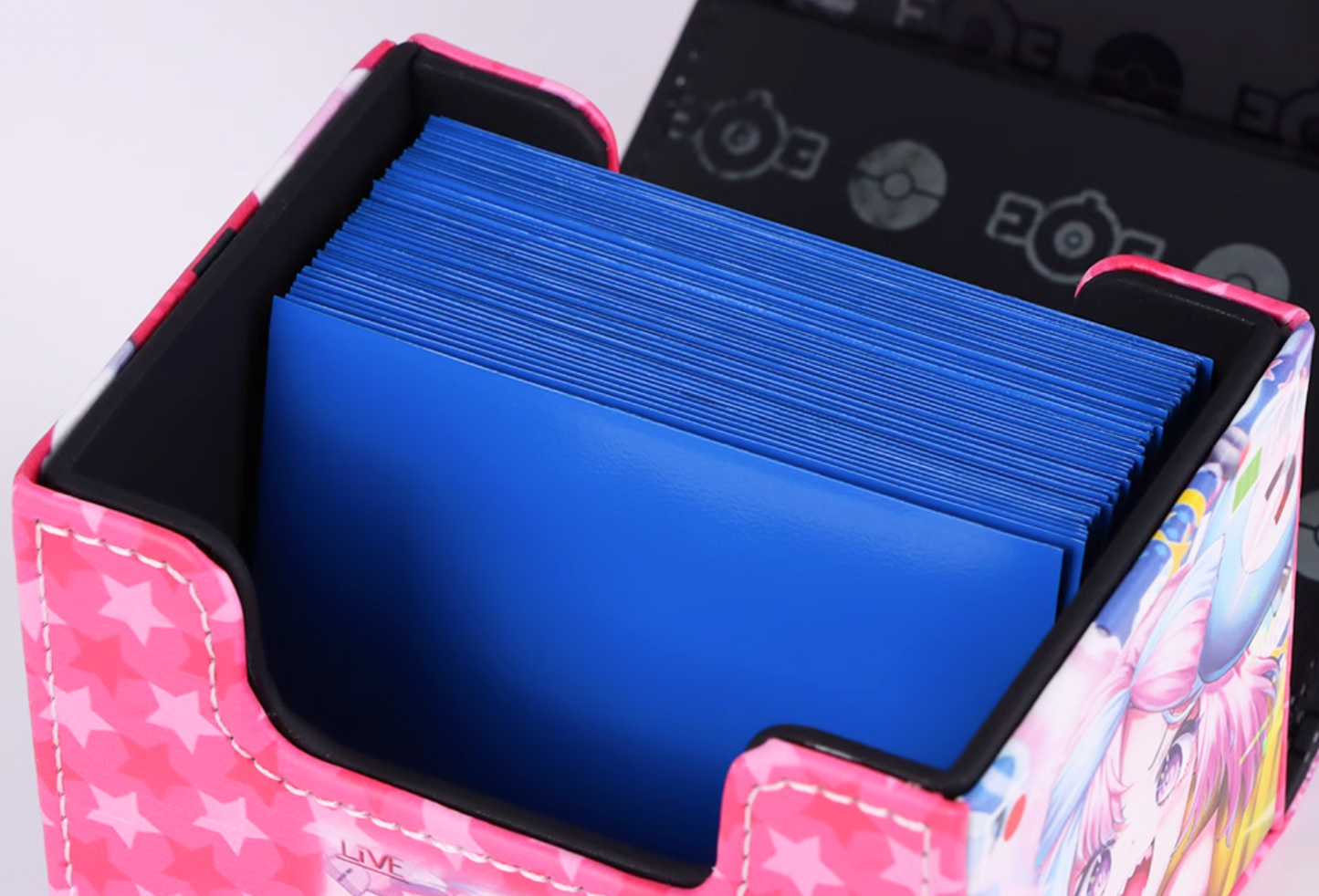 Levincia Gym Leader Iono PU Leather Deck Box