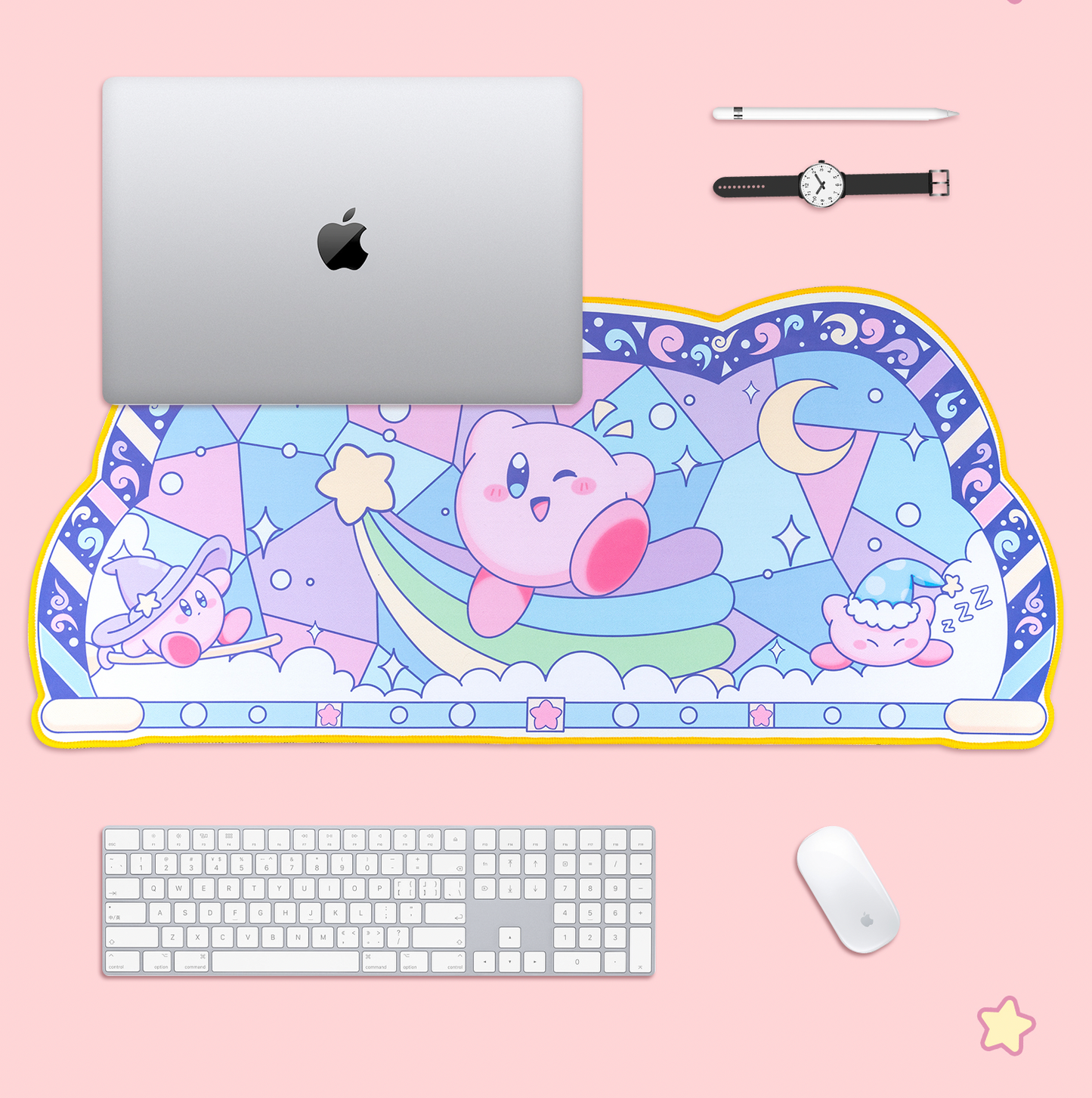 Cute Kirby XL Gaming Mousepad Desk Mat