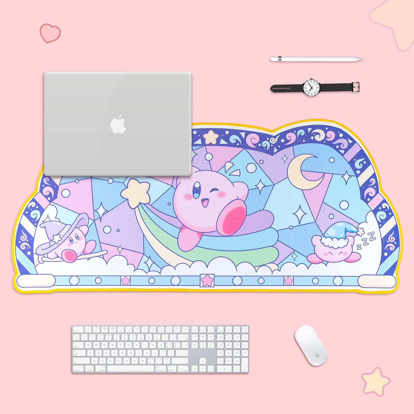 Cute Kirby XL Gaming Mousepad Desk Mat