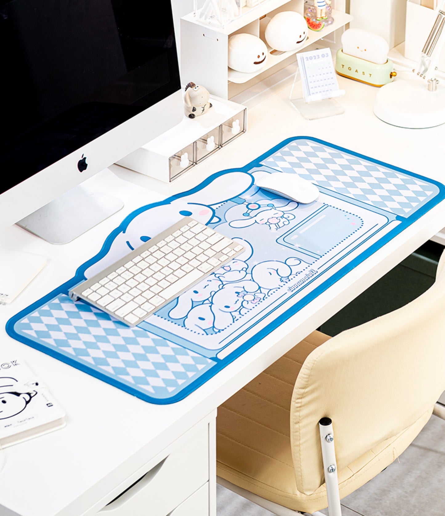 Cinnamoroll Crane Machine Kawaii XL Gaming Mousepad Desk Mat