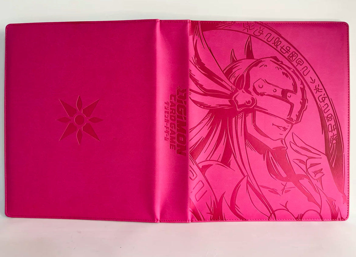 Digimon Refillable Embossed PU Leather Trade Binders