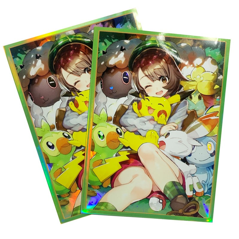 Trainer Gloria Pokemon Holographic Card Sleeves Trainer Gloria Pokemon Holographic Card Sleeves