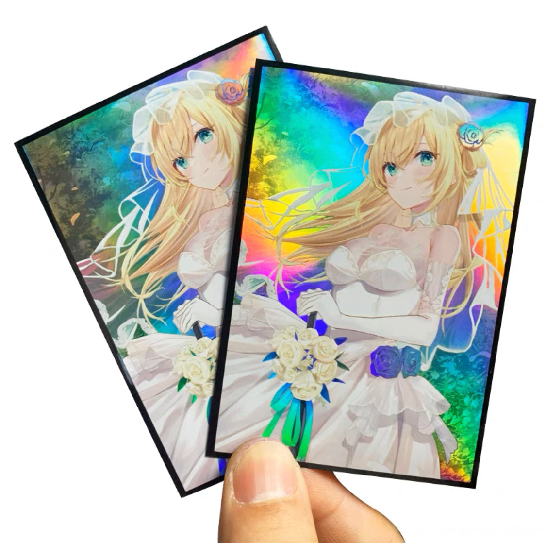 Sky Striker Raye & Roze Wedding Dress Holographic Card Sleeves