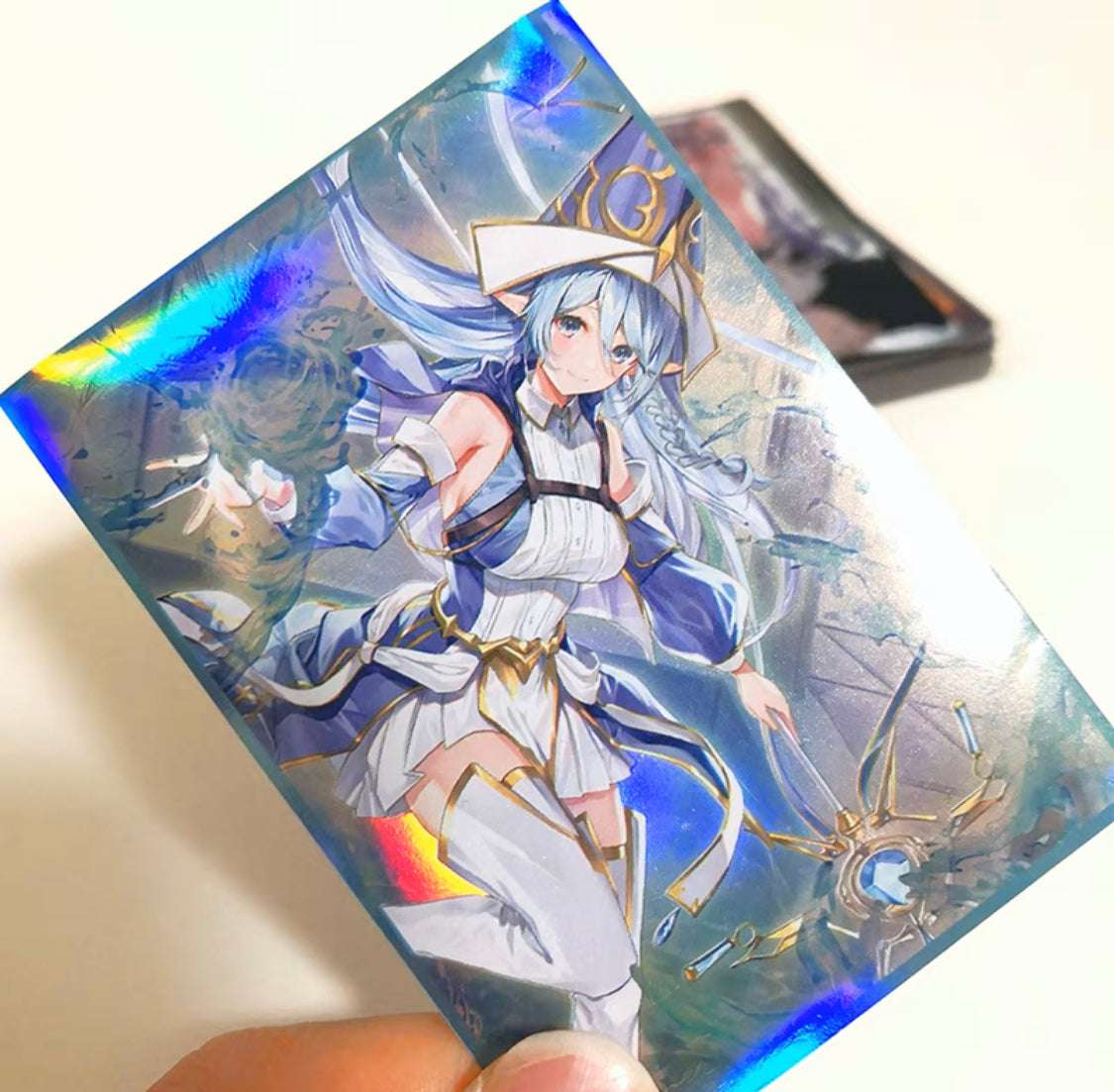 Aquamancer of the Sanctuary Holographic Card Sleeves