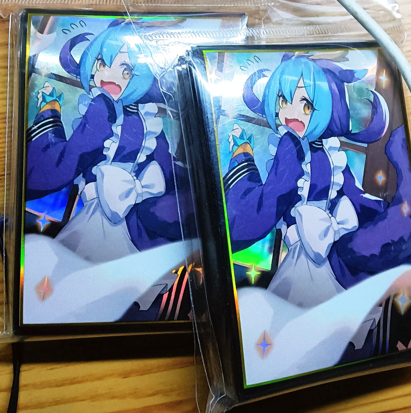 Cute Laundry Dragonmaid Holographic Card Sleeves