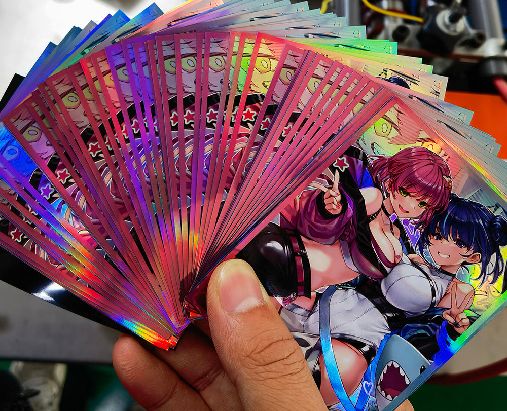 エンジェウーモン&レディデビモン ホログラムカードスリーブ