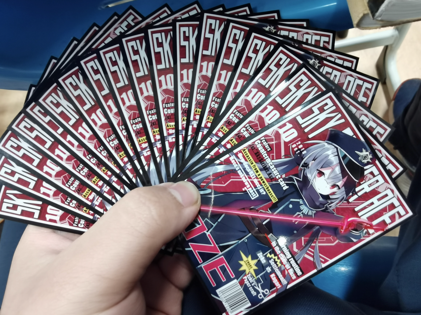 Sky Striker Raye & Roze Magazine Cover Card Sleeves
