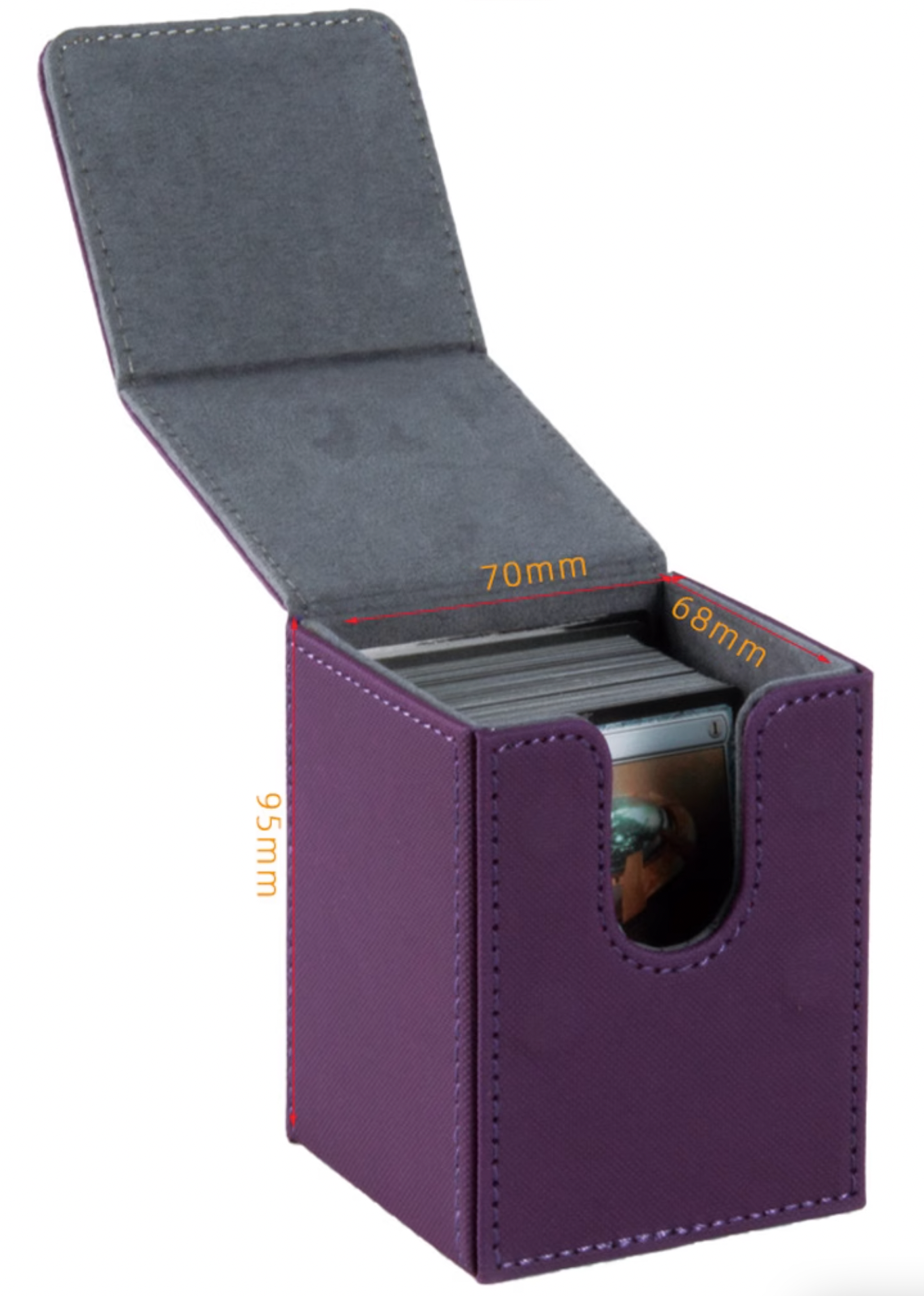 Energies & Lands Engraved PU Leather Deck Box