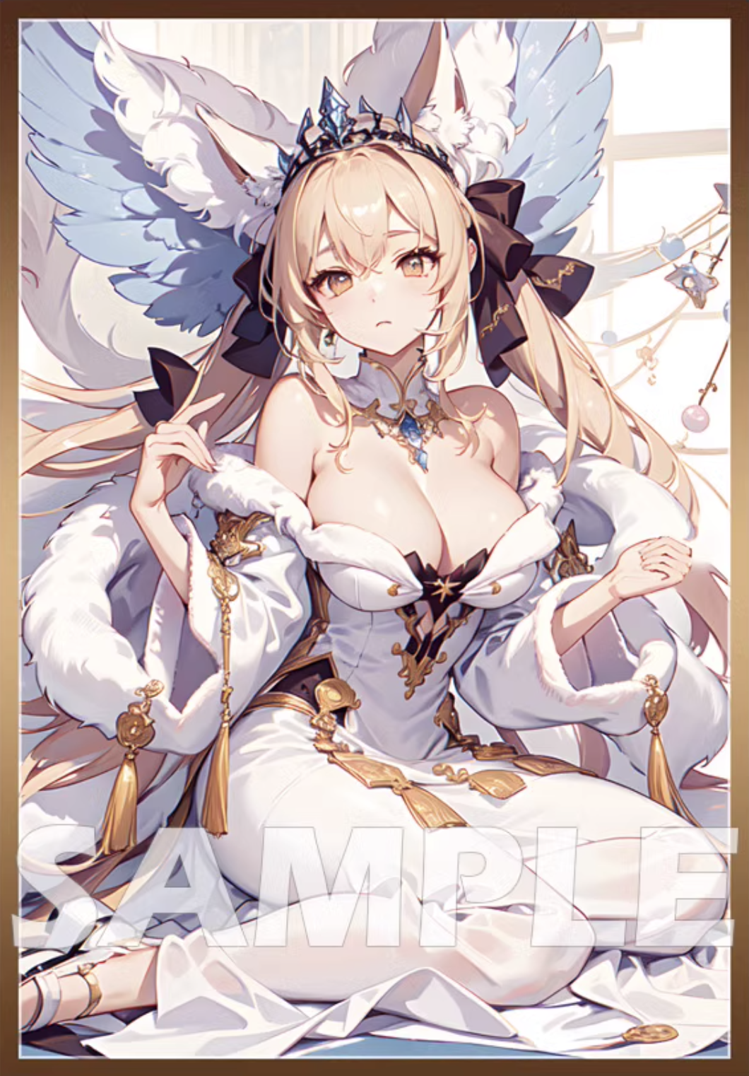 Purrely & Expurrely Noir Waifu Holographic Card Sleeves