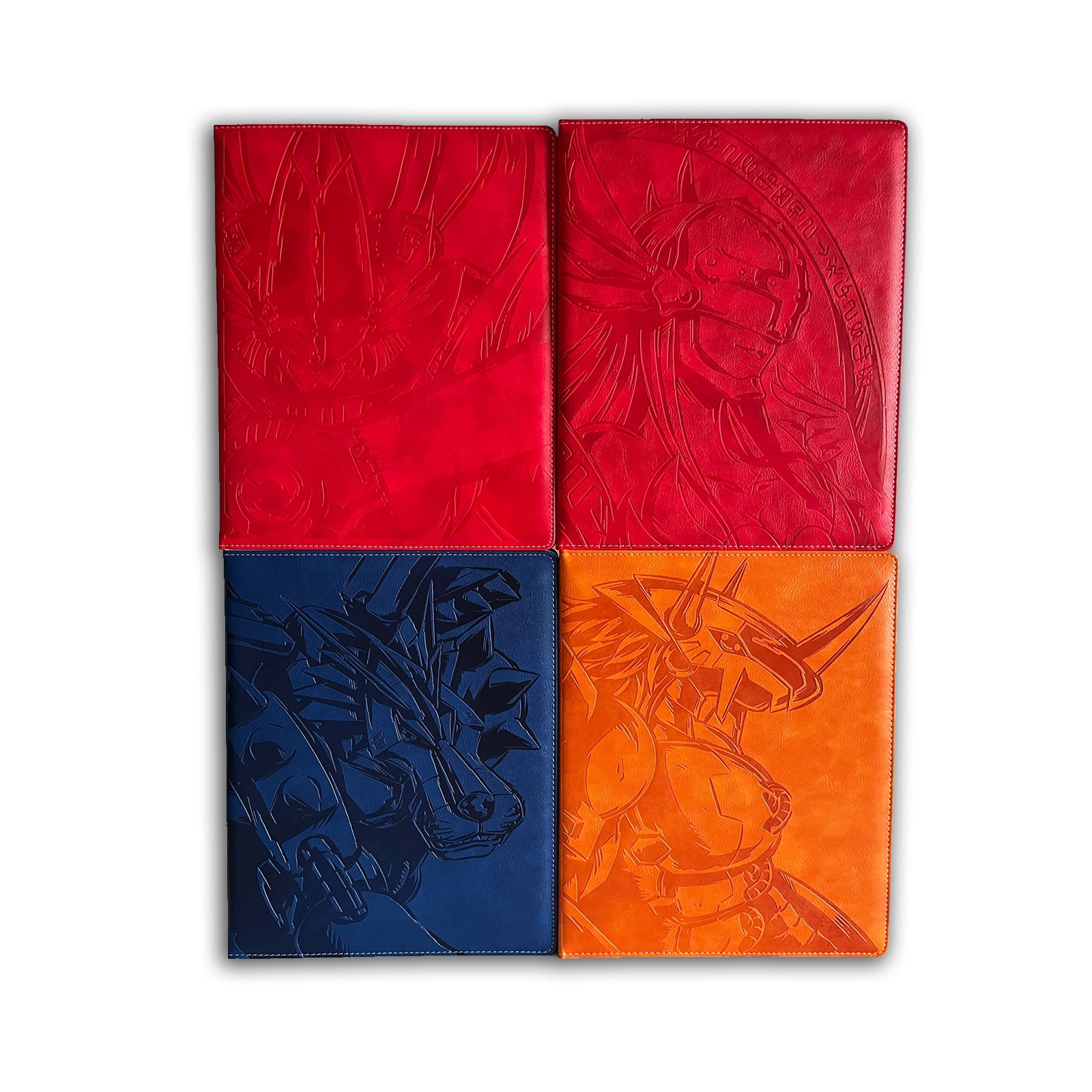 Digimon Refillable Embossed PU Leather Trade Binders Digimon Refillable Embossed PU Leather Trade Binders