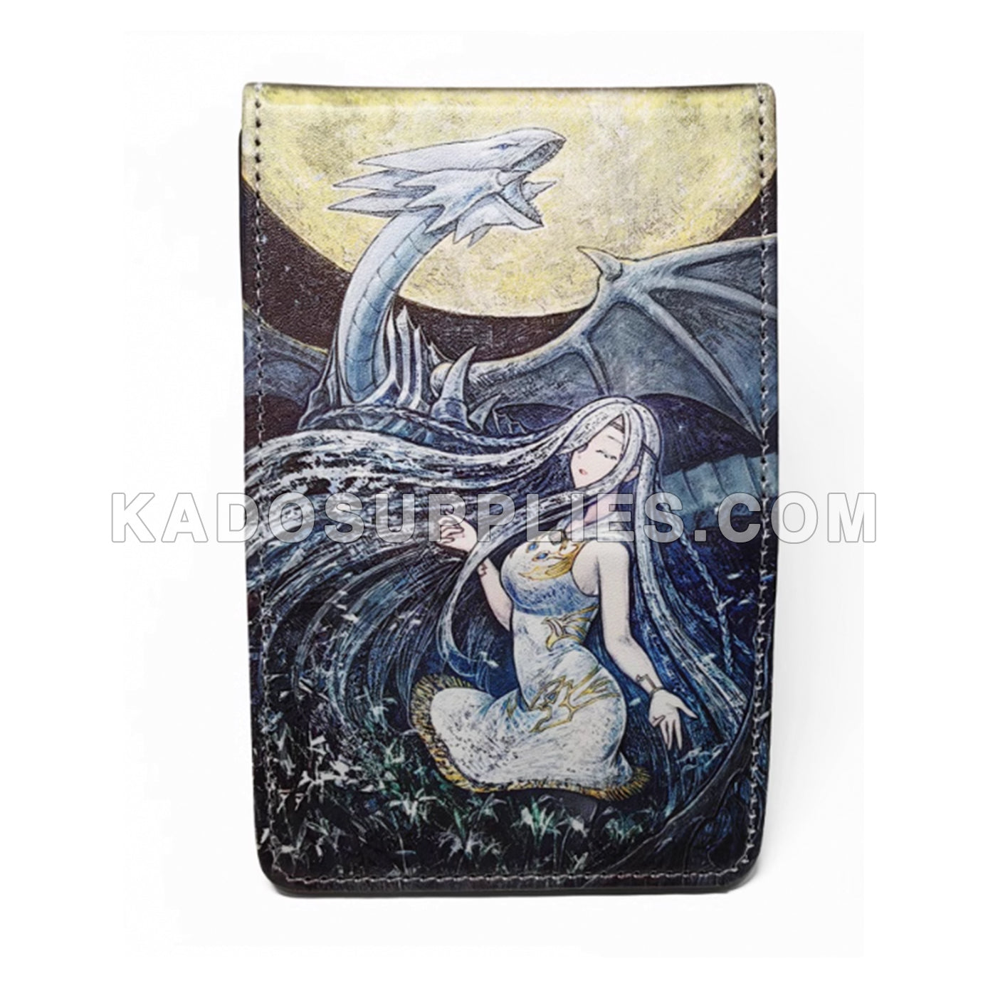Blue Eyes White Dragon & Silver Lady PU Leather Deck Box