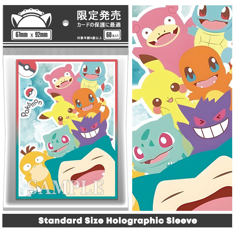 Pokemon Always Together! Holographic Card Sleeves