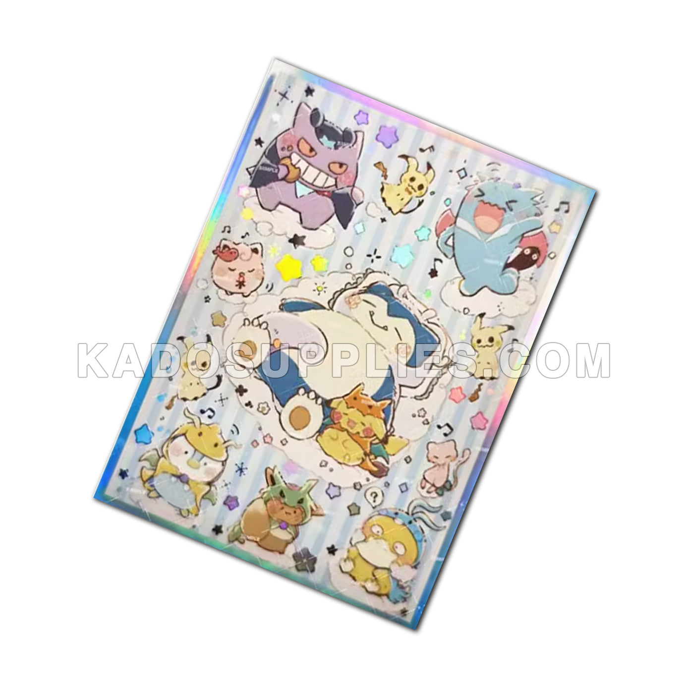 Snorlax & Friends PJ Party Holographic Card Sleeves Snorlax & Friends PJ Party Holographic Card Sleeves