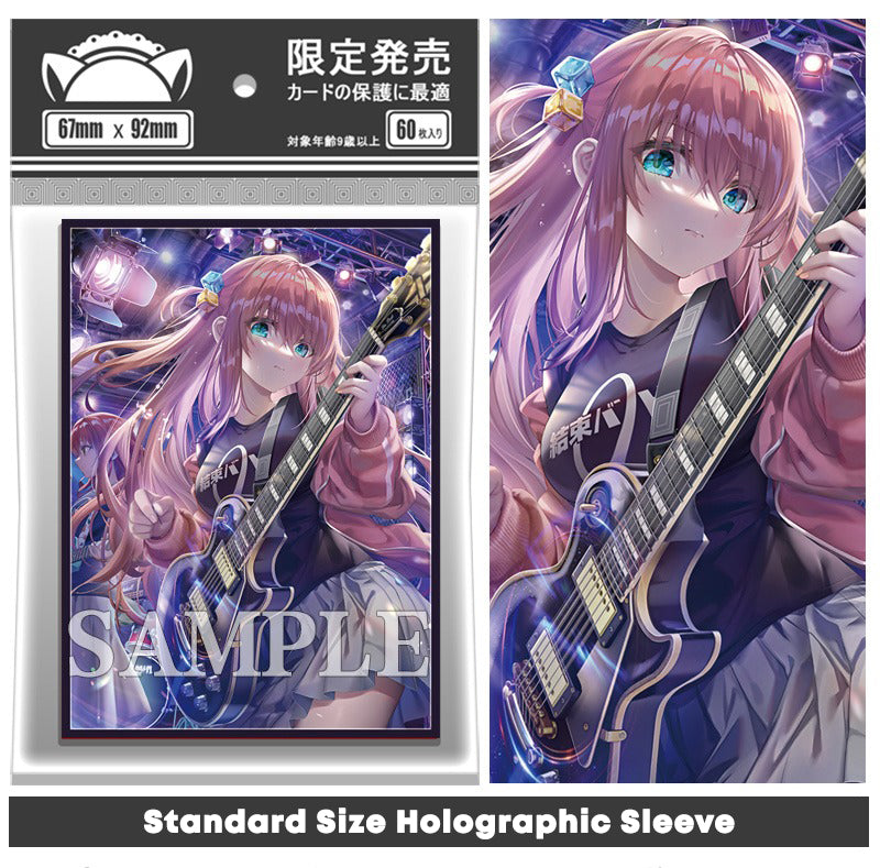 Bocchi the Rock Holographic Card Sleeves Kado Supplies Bocchi the Rock Holographic Card Sleeves Kado Supplies