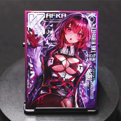 Honkai Star Silver Wolf & Kafka Holographic Card Sleeves Kado Supplies Honkai Star Silver Wolf & Kafka Holographic Card Sleeves Kado Supplies