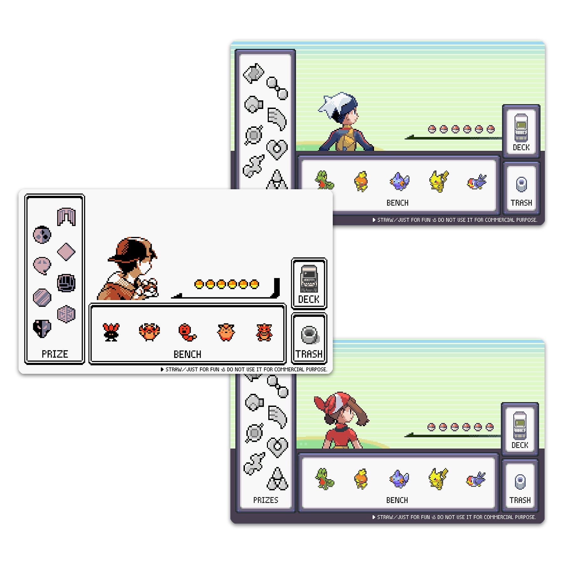 Funbro Pokemon Trainer Battle Classic Sprites Playmats – Kado Supplies
