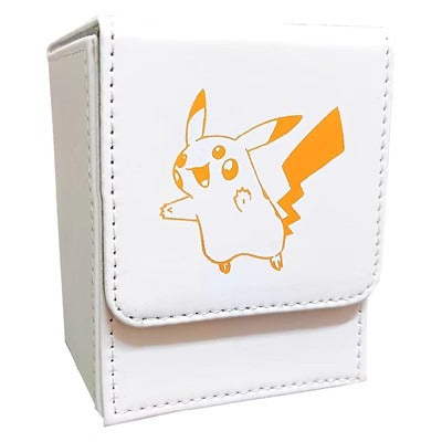 Pikachu Gold Embossed PU Leather Deck Box