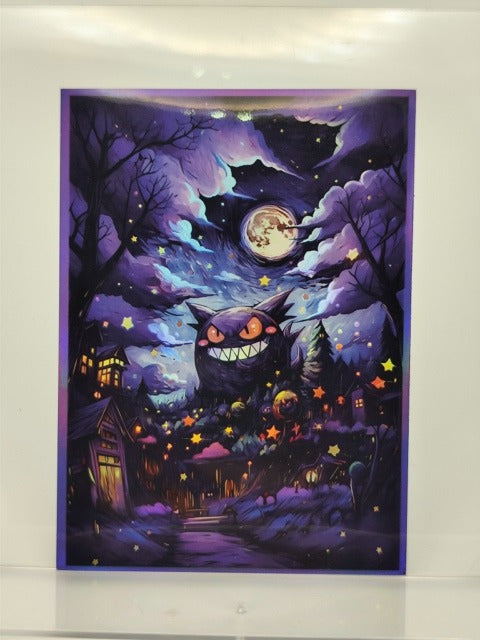 Gengar & Pikachu Oil Painting Series Holographic Card Sleeves Gengar & Pikachu Oil Painting Series Holographic Card Sleeves