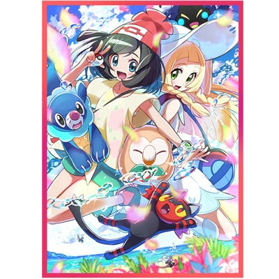 Trainer Selene and Lillie Pokemon Holographic Card Sleeves