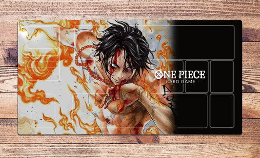 Portgas D. Ace Blood Premium Neoprene One Piece Playmat