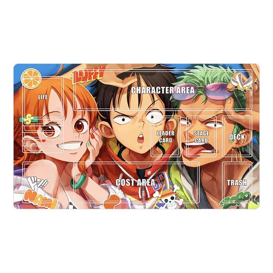 Nami, Luffy & Zoro Premium Neoprene One Piece Playmat