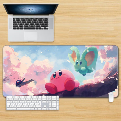 Various Kirby Designs XL Gaming Mousepad Desk Mat