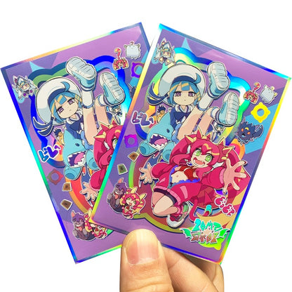 live twin card sleeves Live☆Twin Lil-la & Ki-sikil Holographic YGO Card Sleeves