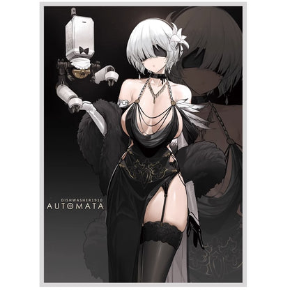 nier automata card sleeves NieR Automata 2B Waifu Holographic Card Sleeves Kado Supplies