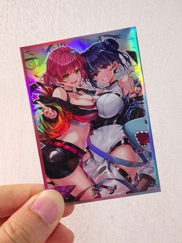 Pretty Evil Twins YGO Holographic Card Sleeves Kado Supplies Pretty Evil Twins YGO Holographic Card Sleeves Kado Supplies