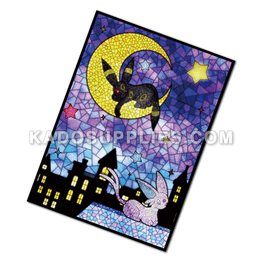 Umbreon & Espeon Stained Glass Holographic Card Sleeves