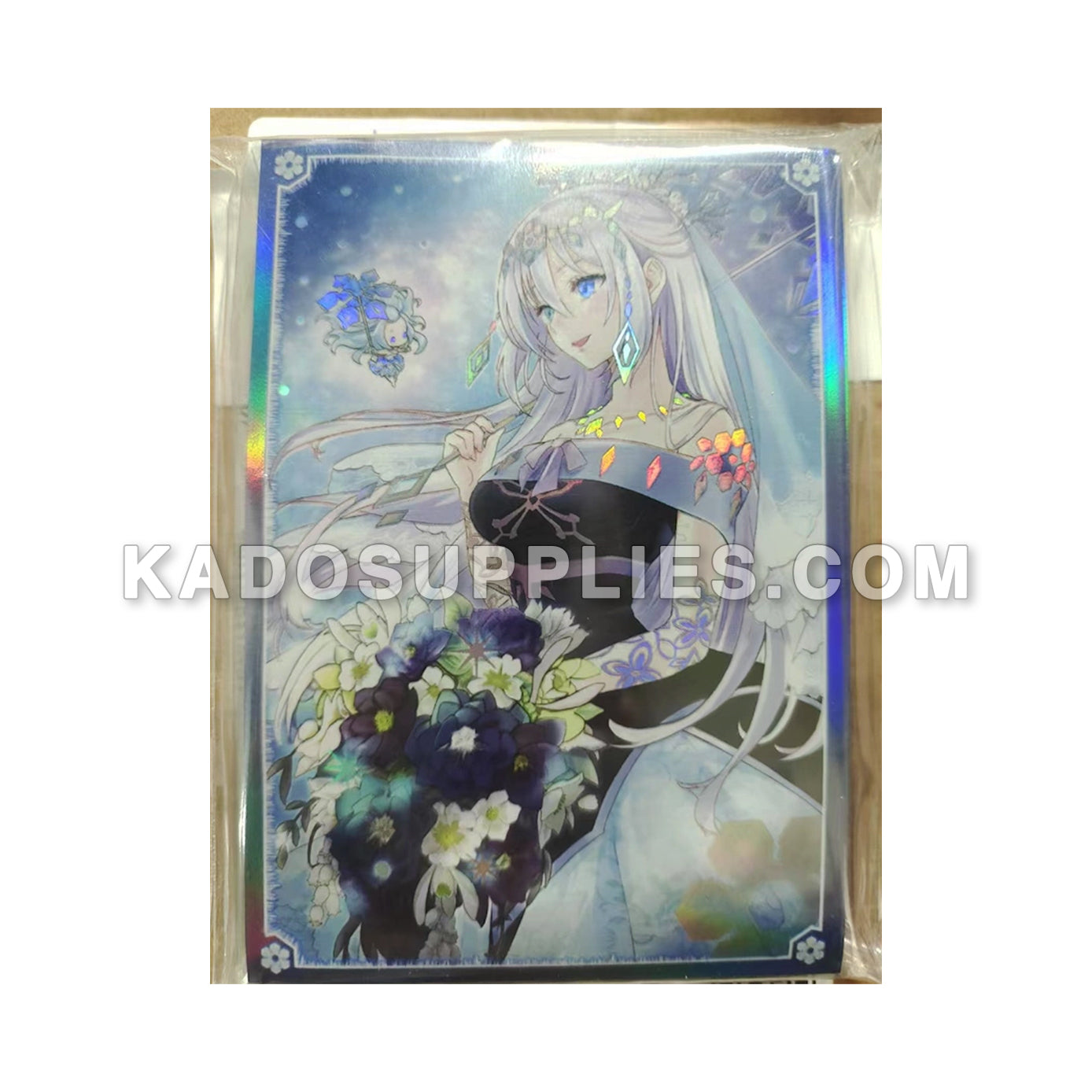Teardrop the Rikka Queen Holographic Card Sleeves Kado Supplies Teardrop the Rikka Queen Holographic Card Sleeves Kado Supplies