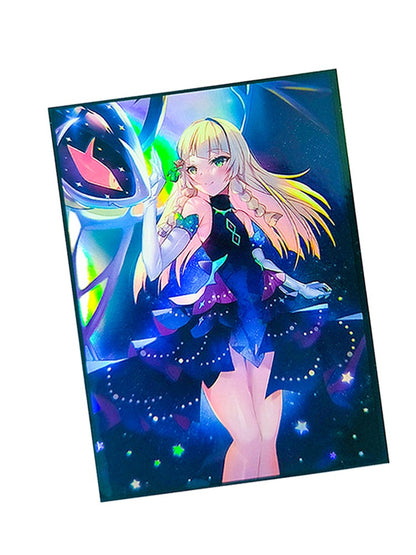 Trainer Lillie and Pokemon Lunala Holographic Card Sleeves