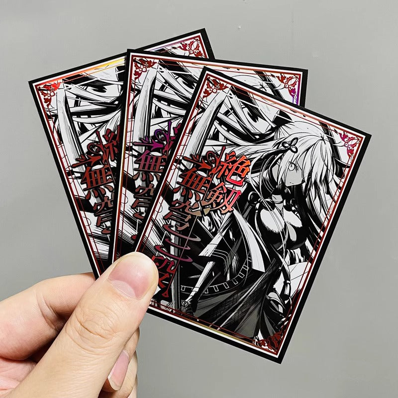 Fate Grand Order Ink Art Alter Ego FGO Holographic Card Sleeves Kado Supplies Fate Grand Order Ink Art Alter Ego FGO Holographic Card Sleeves Kado Supplies