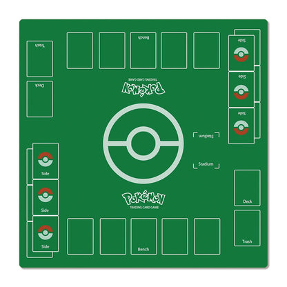 pokemon card game mat The Gaming - Trading Sleeves & Holders for Kitchens This compact 28 x 18 (711mm x 457mm) battle mat features a clear two player layout with dedicated areas for all key cards Pokmon Card Game Table Mat