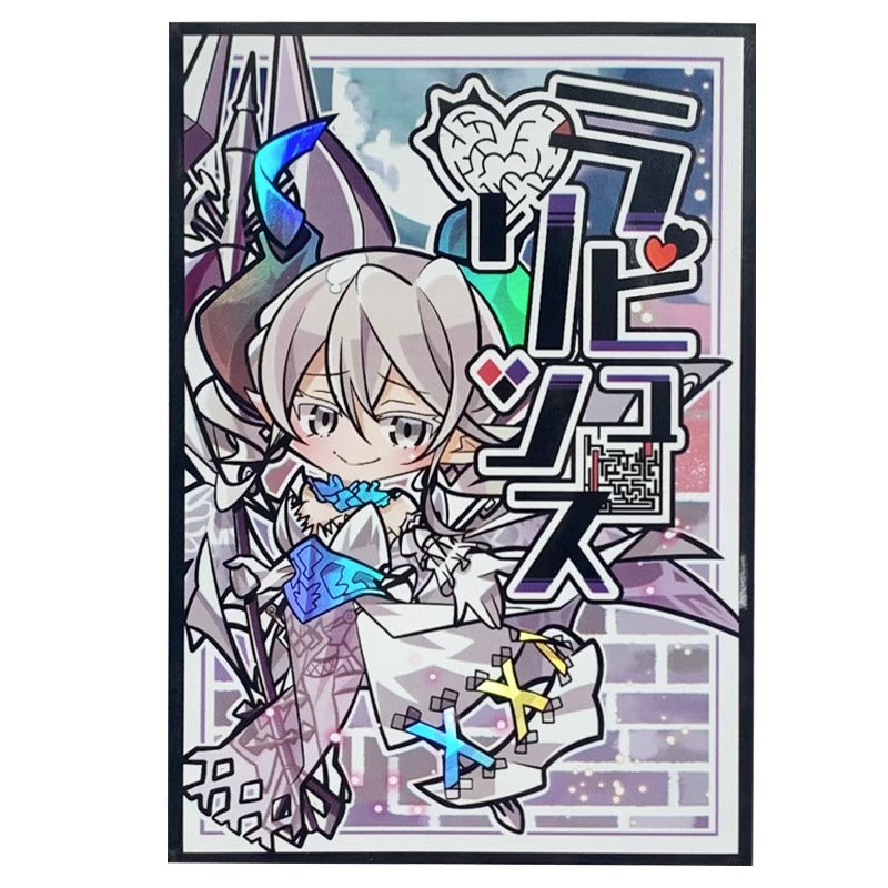 Labrynth of the Silver Castle Chibi Art Holographic Card Sleeves
