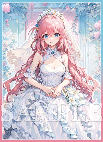 Bocchi the Rock Wedding Dress Holographic Card Sleeves
