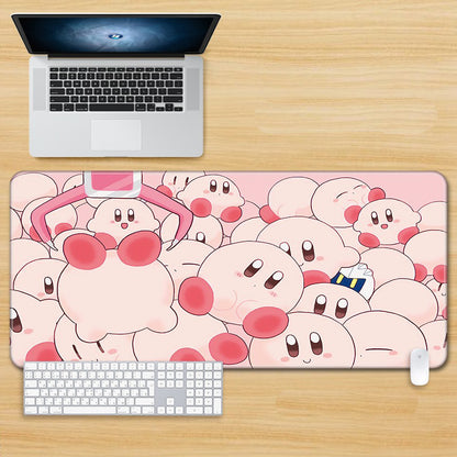 Various Kirby Designs XL Gaming Mousepad Desk Mat