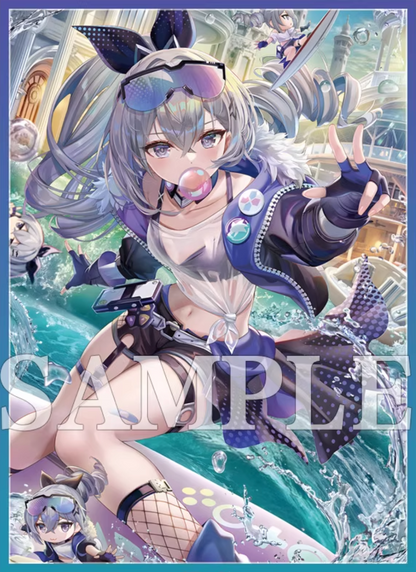 Honkai Star Silver Wolf Holographic Card Sleeves