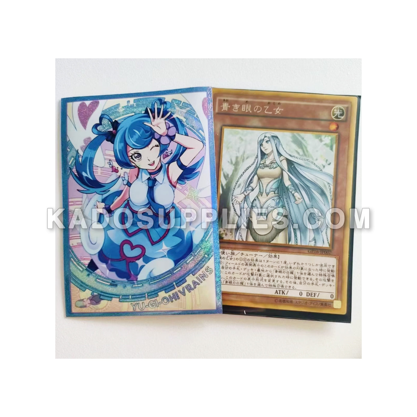 Blue Angel Zaizen Aoi YGO VRAINS Holographic Card Sleeves – Kado Supplies