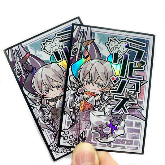 Labrynth of the Silver Castle Chibi Art Holographic Card Sleeves