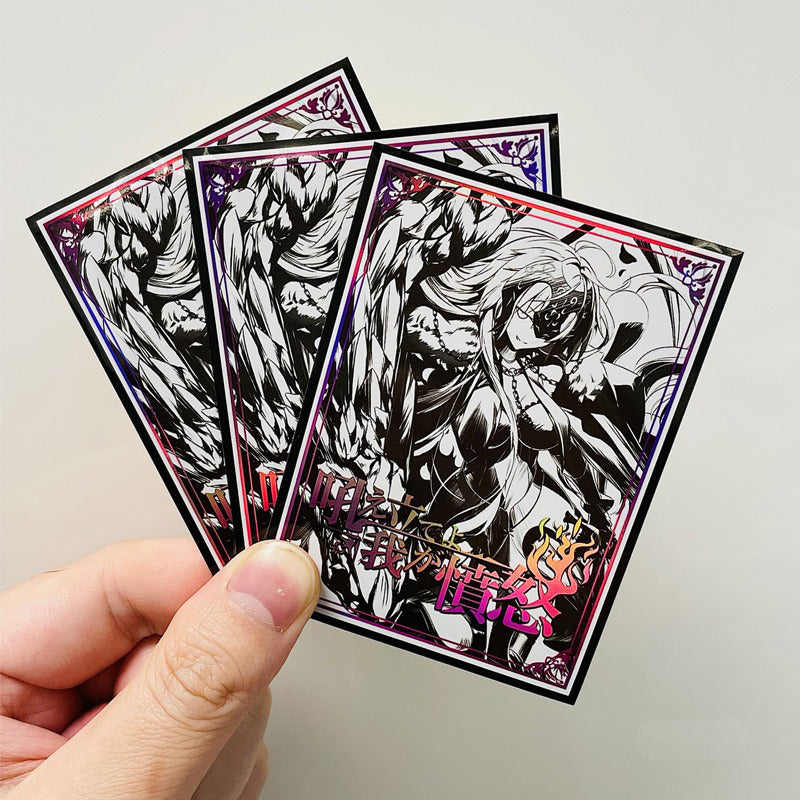 Fate Grand Order Ink Art Alter FGO Holographic Card Sleeves Kado Supplies Fate Grand Order Ink Art Alter FGO Holographic Card Sleeves Kado Supplies