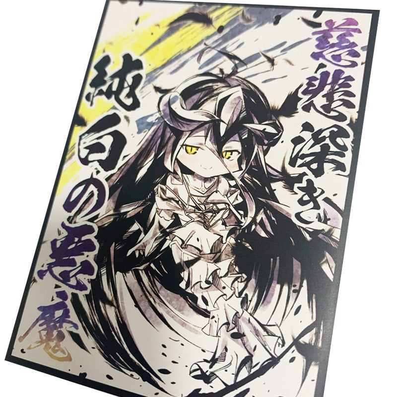Albedo Overlord Ink Style Standard Size Matte Sleeves Kado Supplies Albedo Overlord Ink Style Standard Size Matte Sleeves Kado Supplies