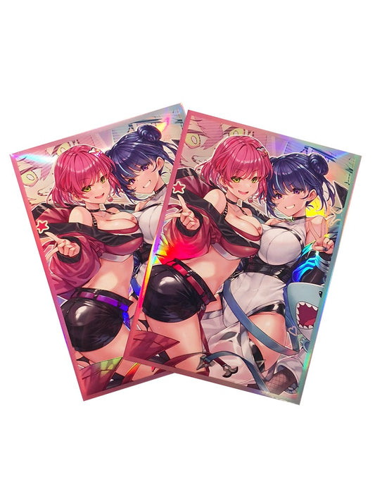 Pretty Evil Twins YGO Holographic Card Sleeves