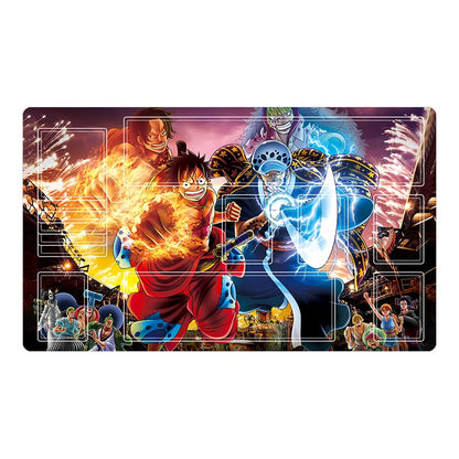 Luffy & Law Leads the Hats Premium Neoprene One Piece Playmat