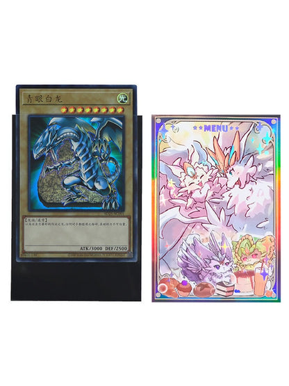 cute yugioh card sleeves White Forest Archetype - | MTG | Pokmon you can celebrate the cherry blossom bloom of this joyous Spring early with the Ash Blossom Card Sleeves 50ct 63x90mm Holographic Top Loading