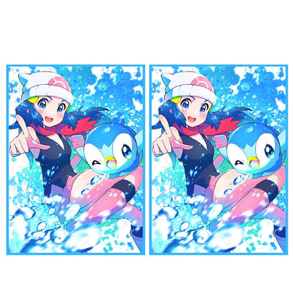 Coordinator Dawn & Piplup Holographic Card Sleeves