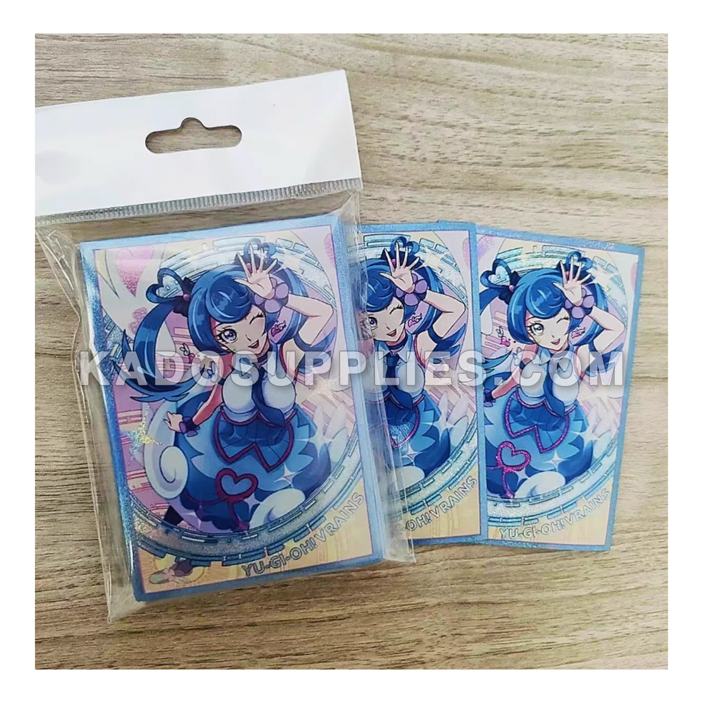 Blue Angel Zaizen Aoi YGO VRAINS Holographic Card Sleeves Kado Supplies Blue Angel Zaizen Aoi YGO VRAINS Holographic Card Sleeves Kado Supplies