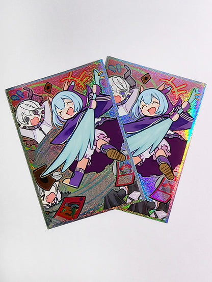 Kawaii Laundry Dragonmaid Glitter Holographic Card Sleeves – Kado Supplies